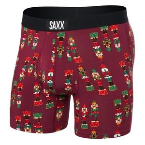 SAXX ultra super soft everyday boxer brief nutcracker print